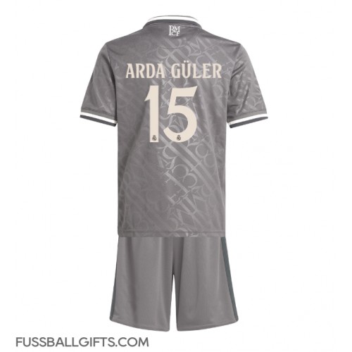 Real Madrid Arda Guler #15 Fußballbekleidung 3rd trikot Kinder 2024-25 Kurzarm (+ kurze hosen)